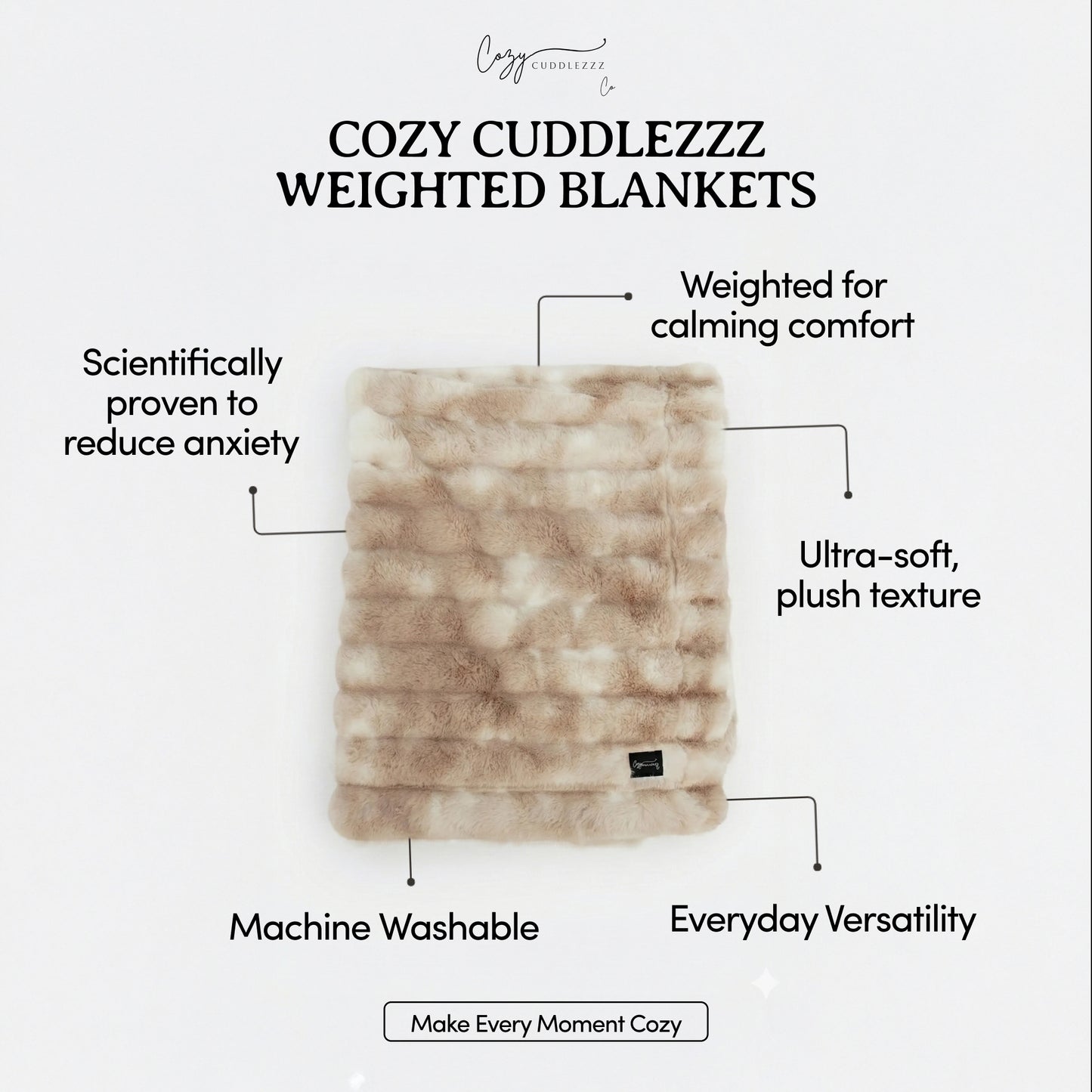 Cozy Sand - Weighted Blanket